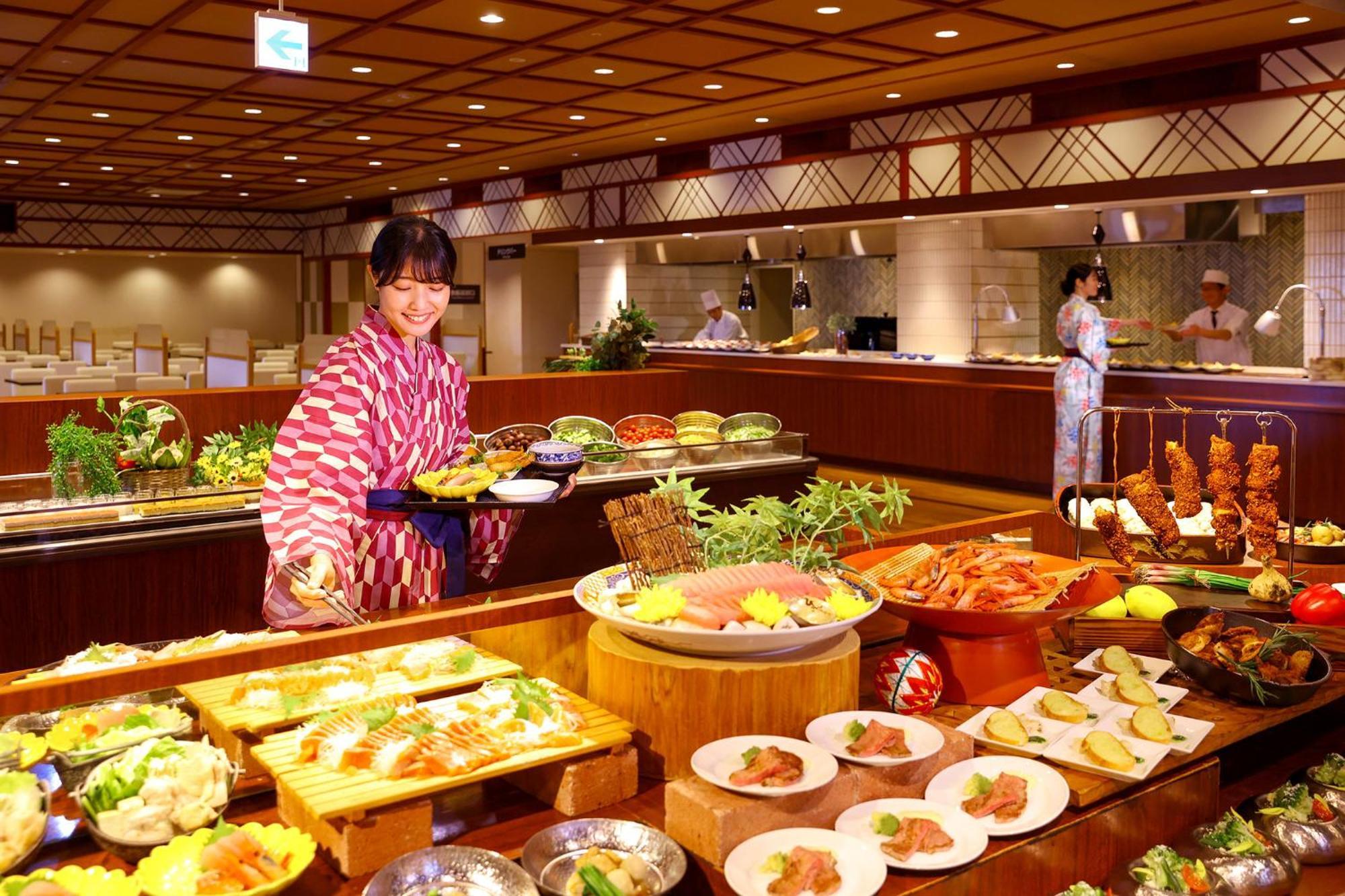 Отель Ooedo Onsen Monogatari Premium Yamashitaya Кага Экстерьер фото